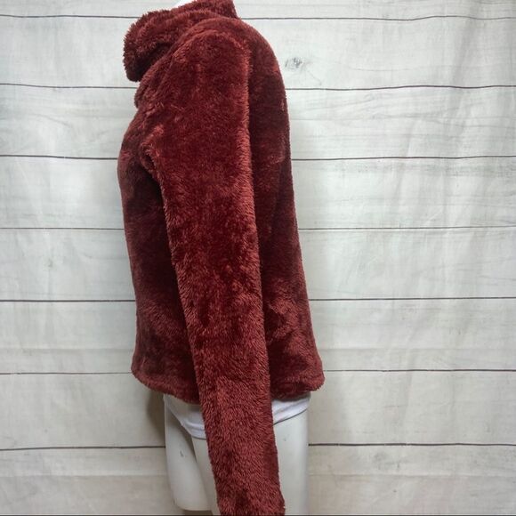 Joy Lab brown brick fuzzy furry mock turtleneck xs - Picture 5 of 9